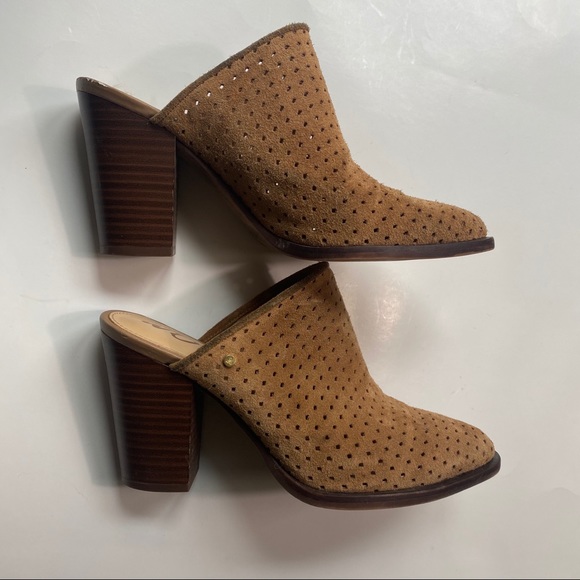 Sam Edelman Tan Suede Mule size 6 - Picture 6 of 9